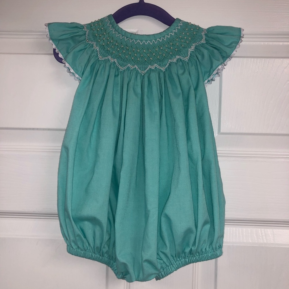 Smocked bubble 12m